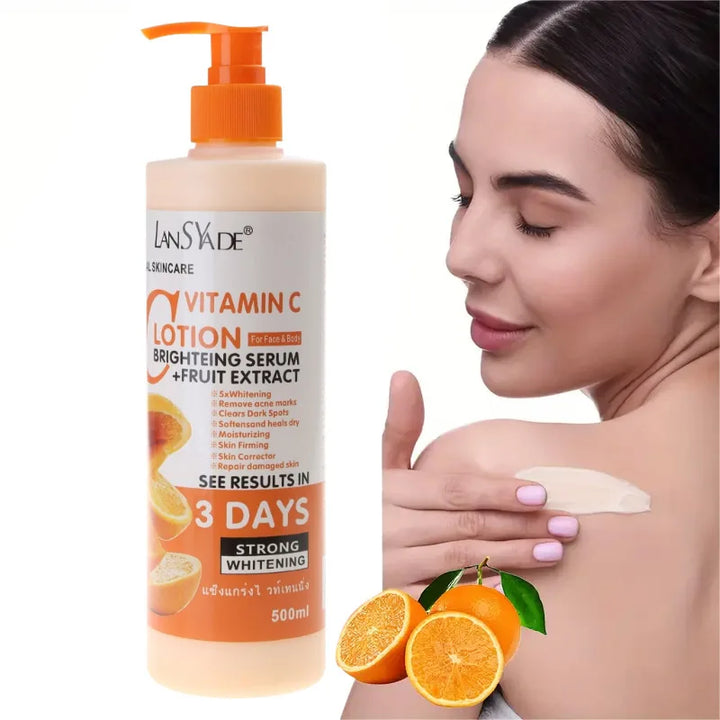 Loción Corporal con Vitamina C 500ml - Hidratante Iluminadora