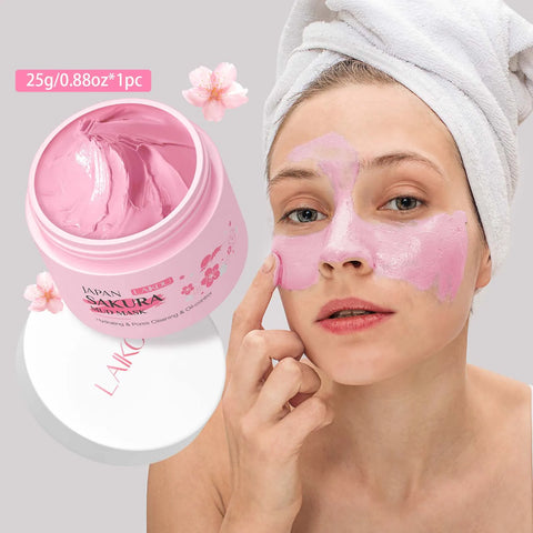 Mascarilla de Barro LAIKOU Sakura 25g - Limpieza Profunda
