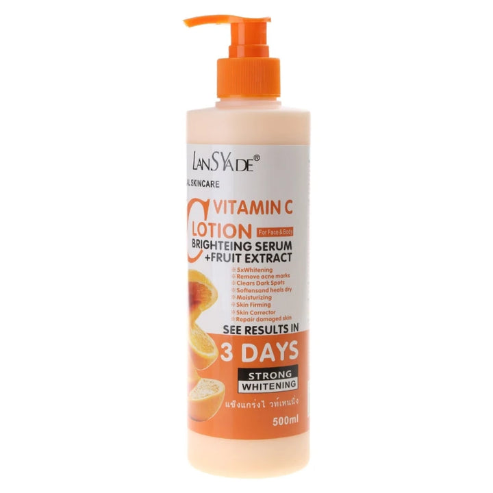 Loción Corporal con Vitamina C 500ml - Hidratante Iluminadora
